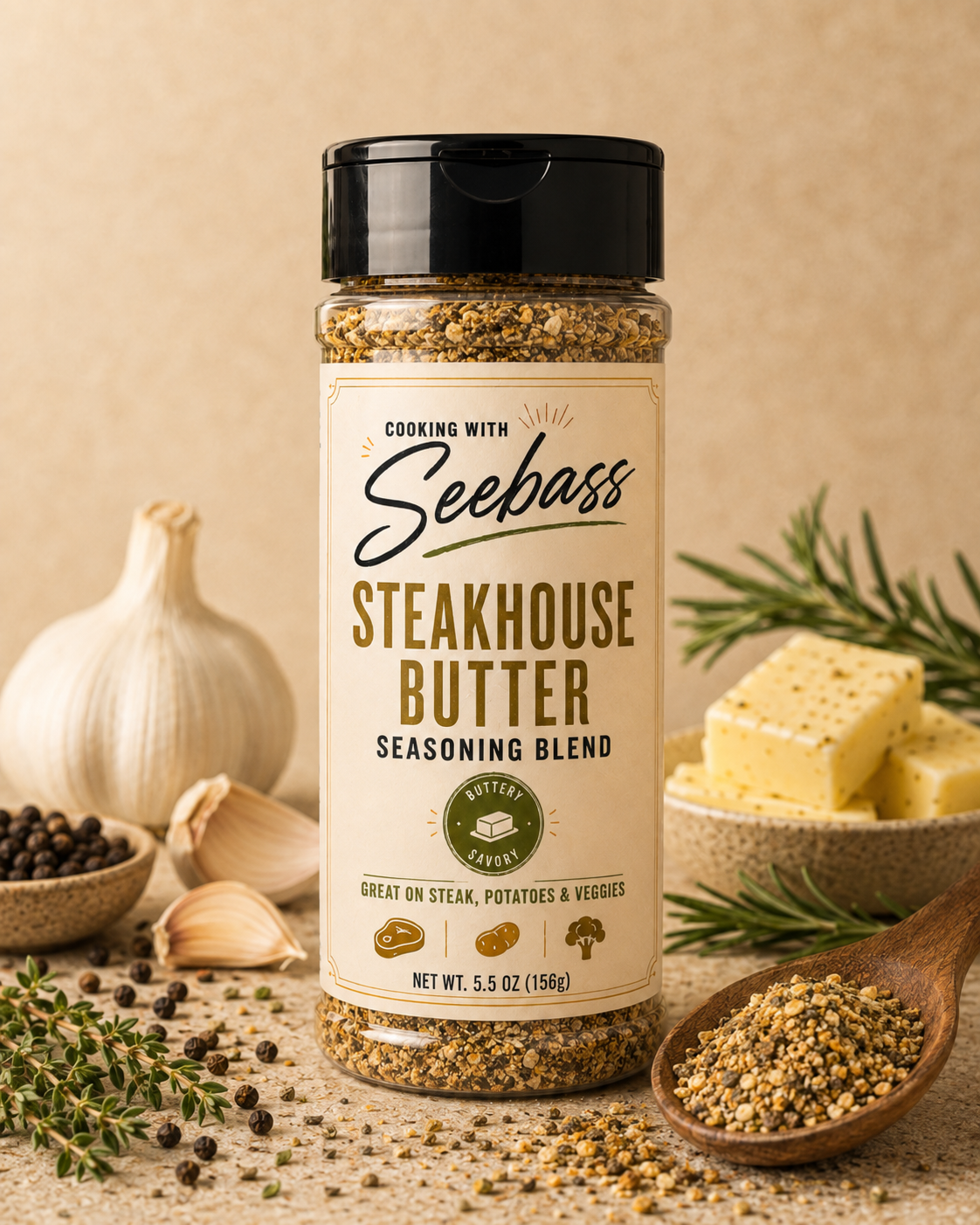 Steakhouse Butter Seasoning | Cooking With Seebass