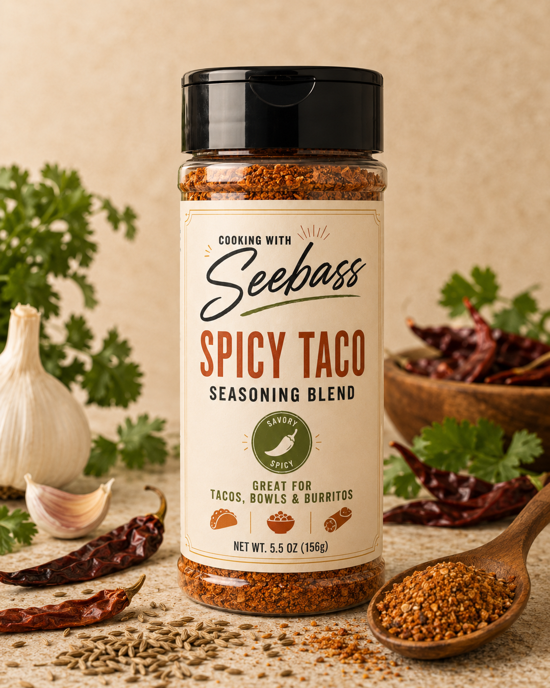 Spicy Taco Seasoning | Cooking With Seebass